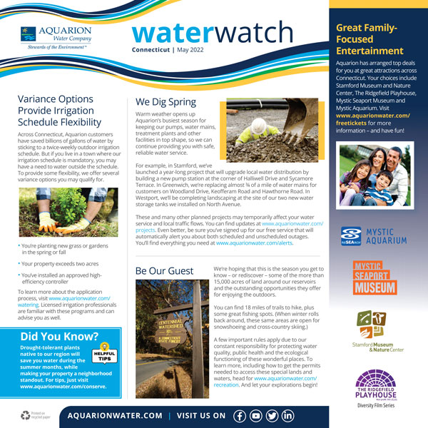 May issue of Water Watch