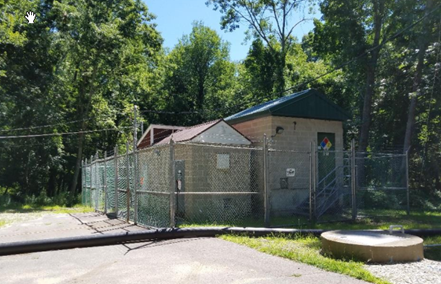 Well seven treatment building