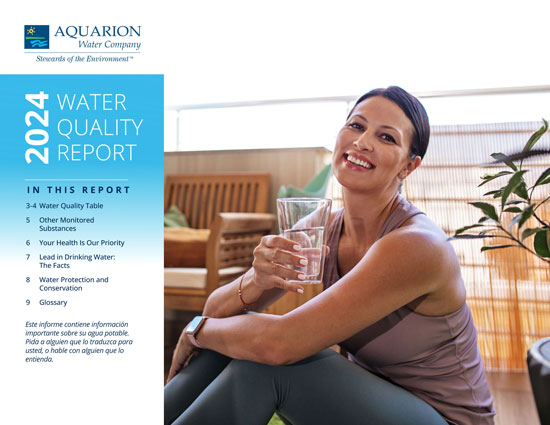 front cover of Aquarion Water Company's 2024 Water Quality Report